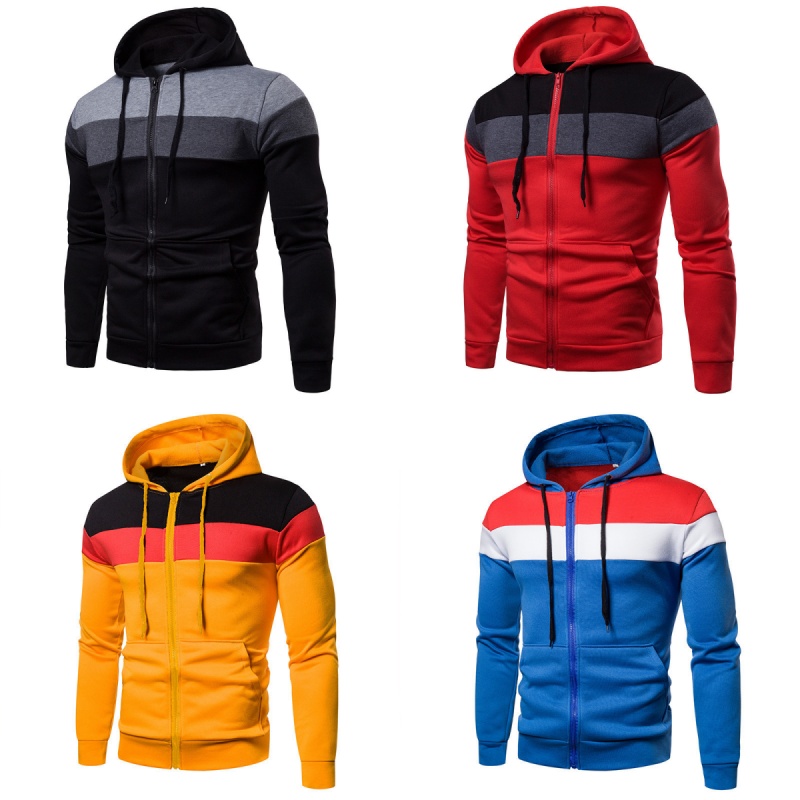 Street Fashion Fall 2025 - 2025 Heren Patchwork Hoodie Outdoor Casual