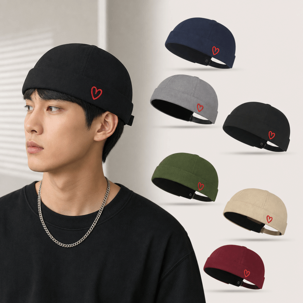 Bucket Hat Embroidered - Mode-geborduurde hoed zonder rand, verstelbaar, ademend,
