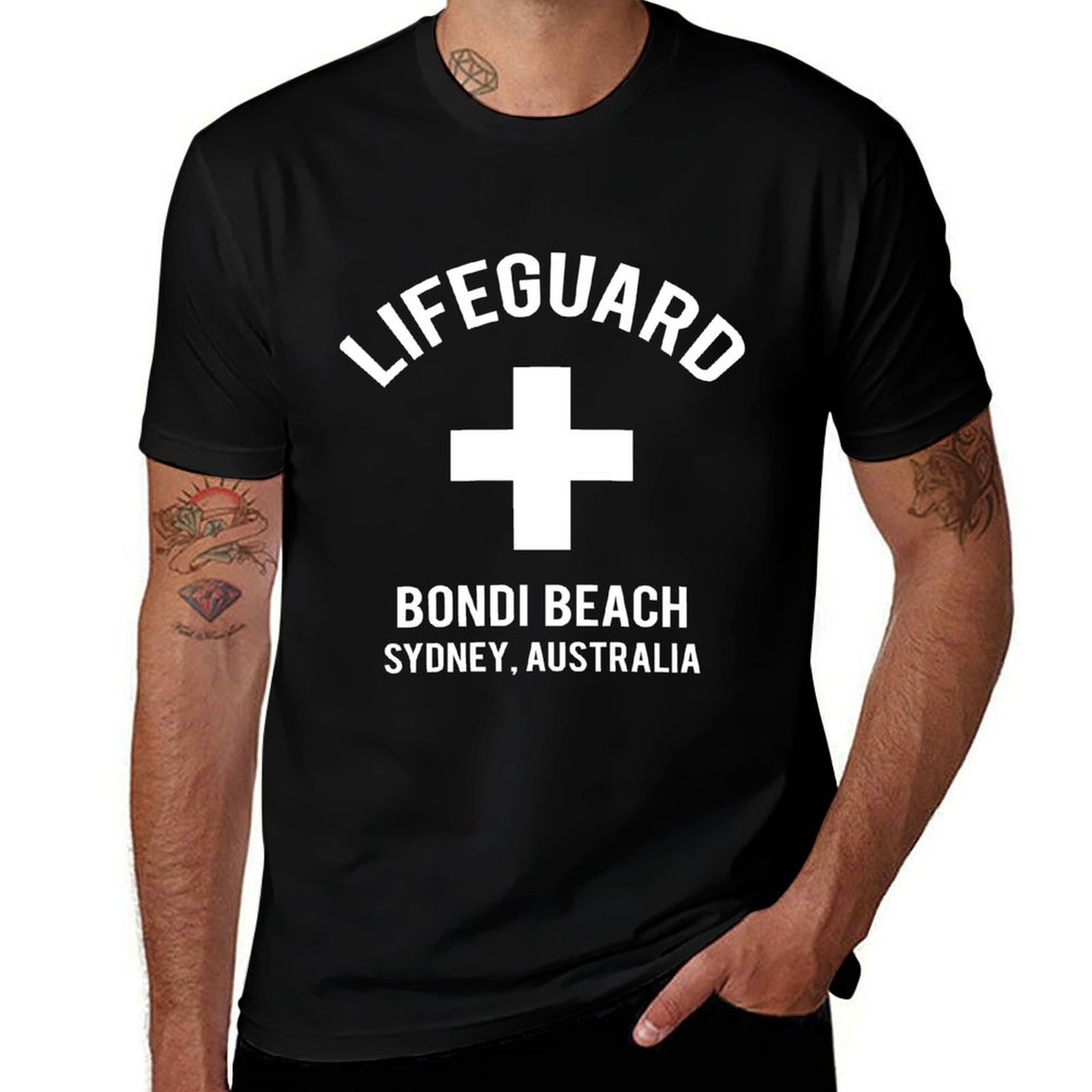 Street Fashion Australia - Badmeester Bondi Beach Sydney, Australië, kustwacht,