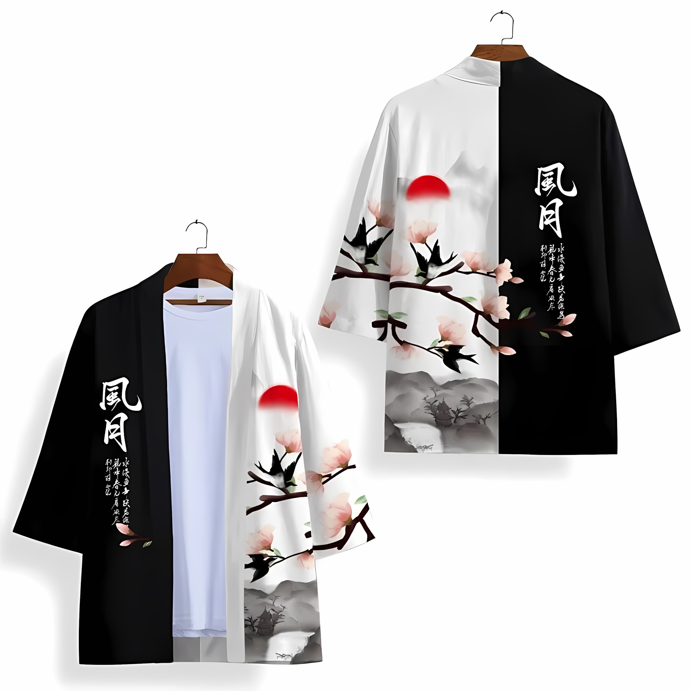 Street Fashion Summer 2026 - 2026 Zomer Nieuwe Heren Kimono met