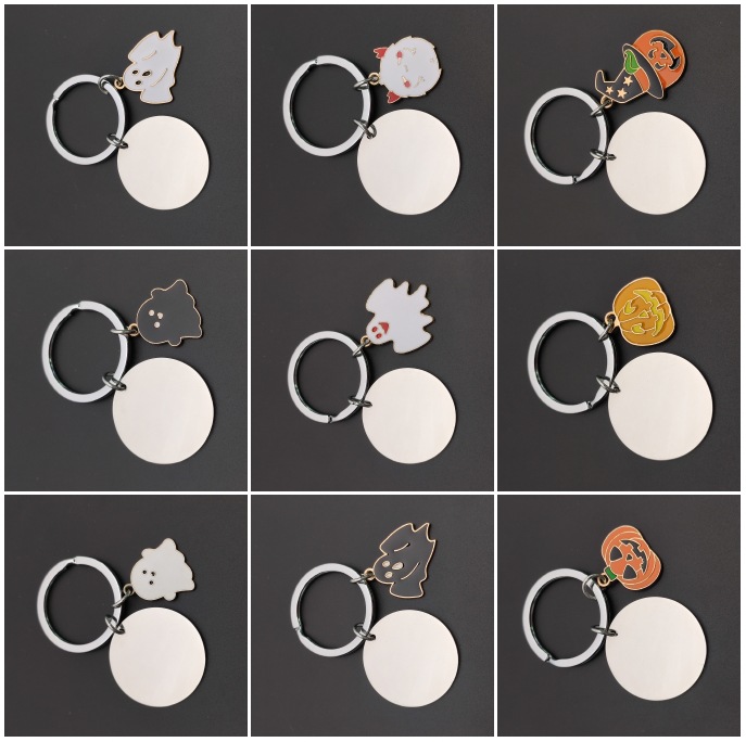 Street Fashion Rings - Creatieve metalen sleutelhanger Halloween schattig leuk