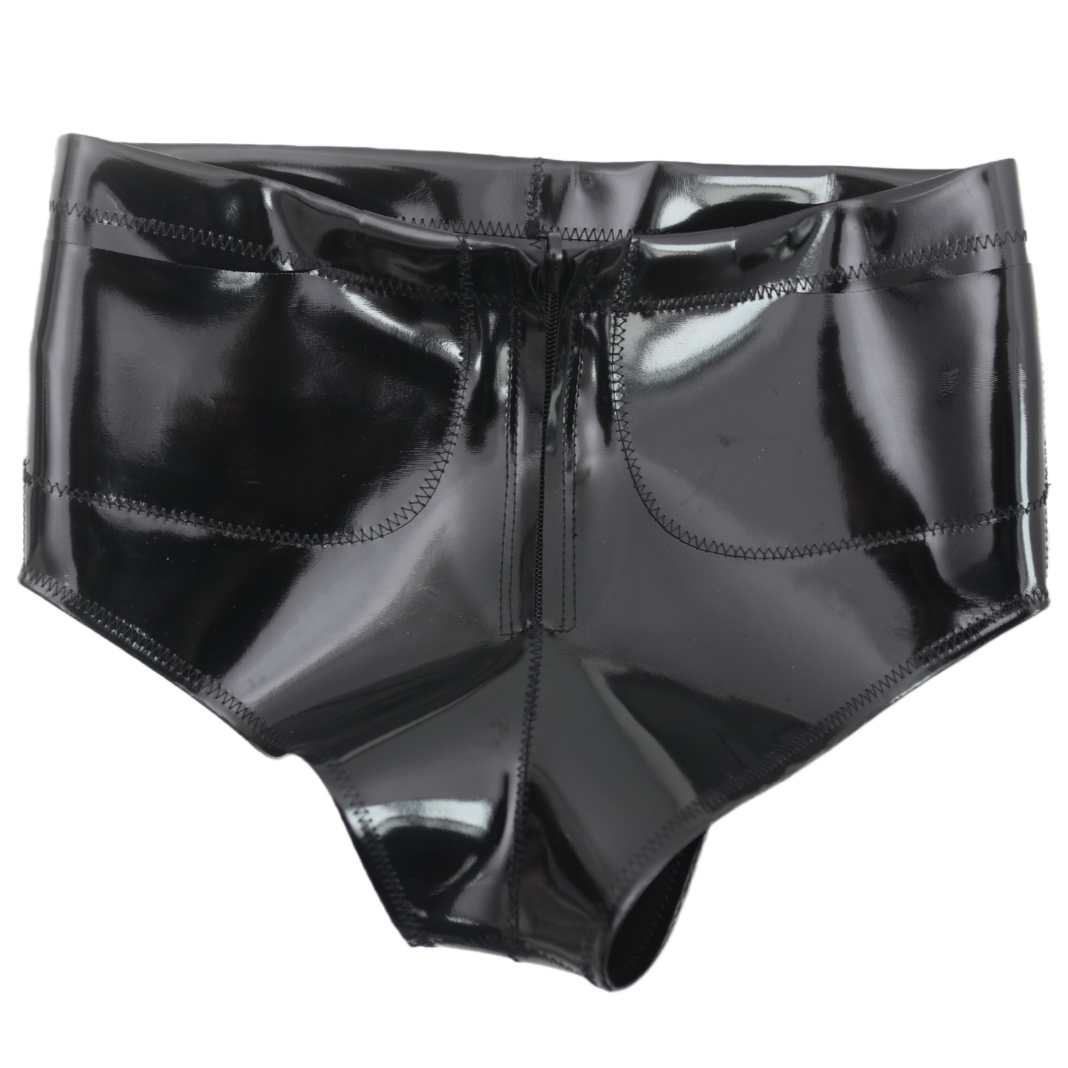 Street Fashion Styles - Dames Heren Glanzende zakshorts Mid-Rise slips
