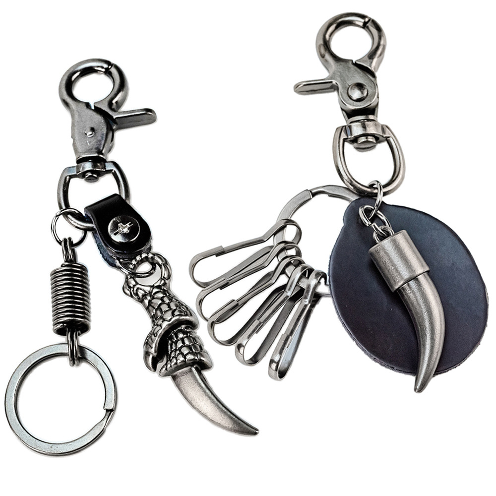 Street Fashion Culture - Nieuwe trendy retro punk drakenklauw sleutelhanger