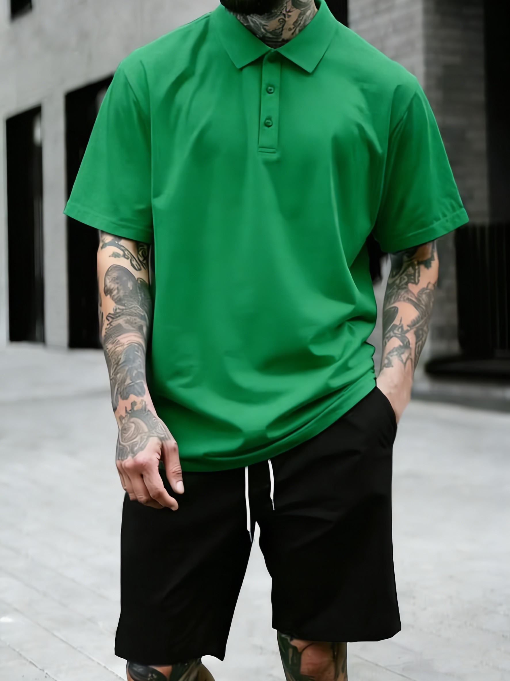 Street Fashion Culture - 4 kleuren zomer losse poloshirts heren