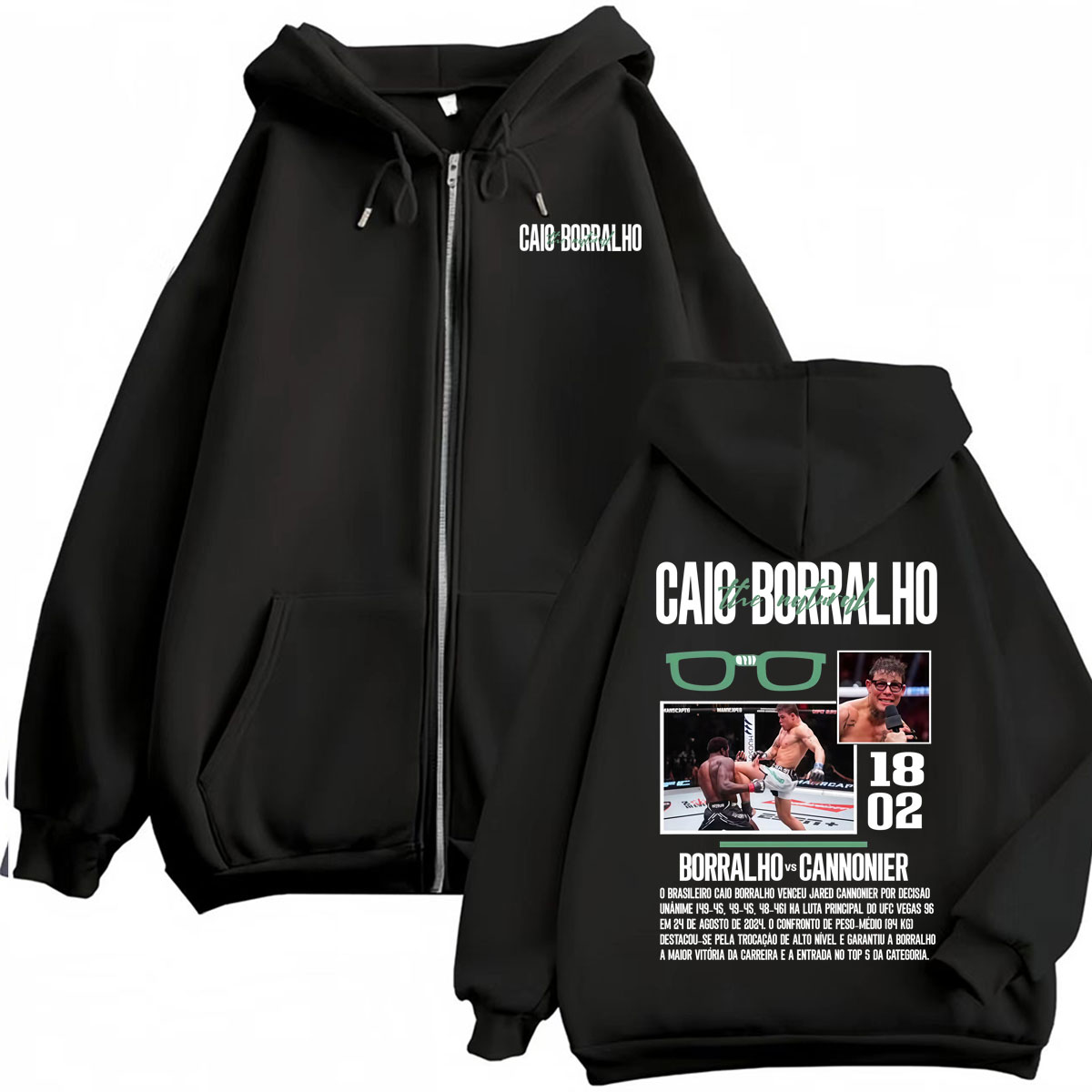Street Fashion Vs High Fashion - Caio Borralho VS Cannonier Rits Hoodies