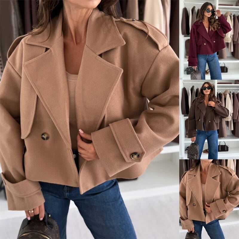 Street Fashion Taiwan - Lente Herfst Woon-werkverkeer Dames Casual Effen