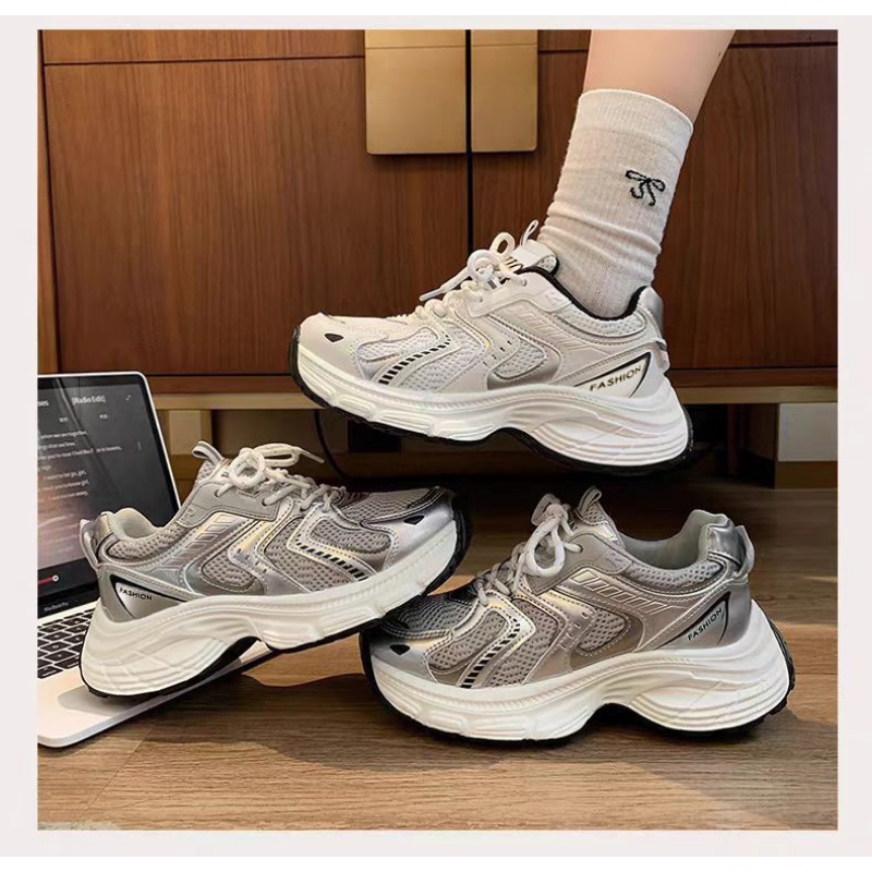 Street Fashion Female - 2026 Lente Vrouwen Unky Dad Sneakers
