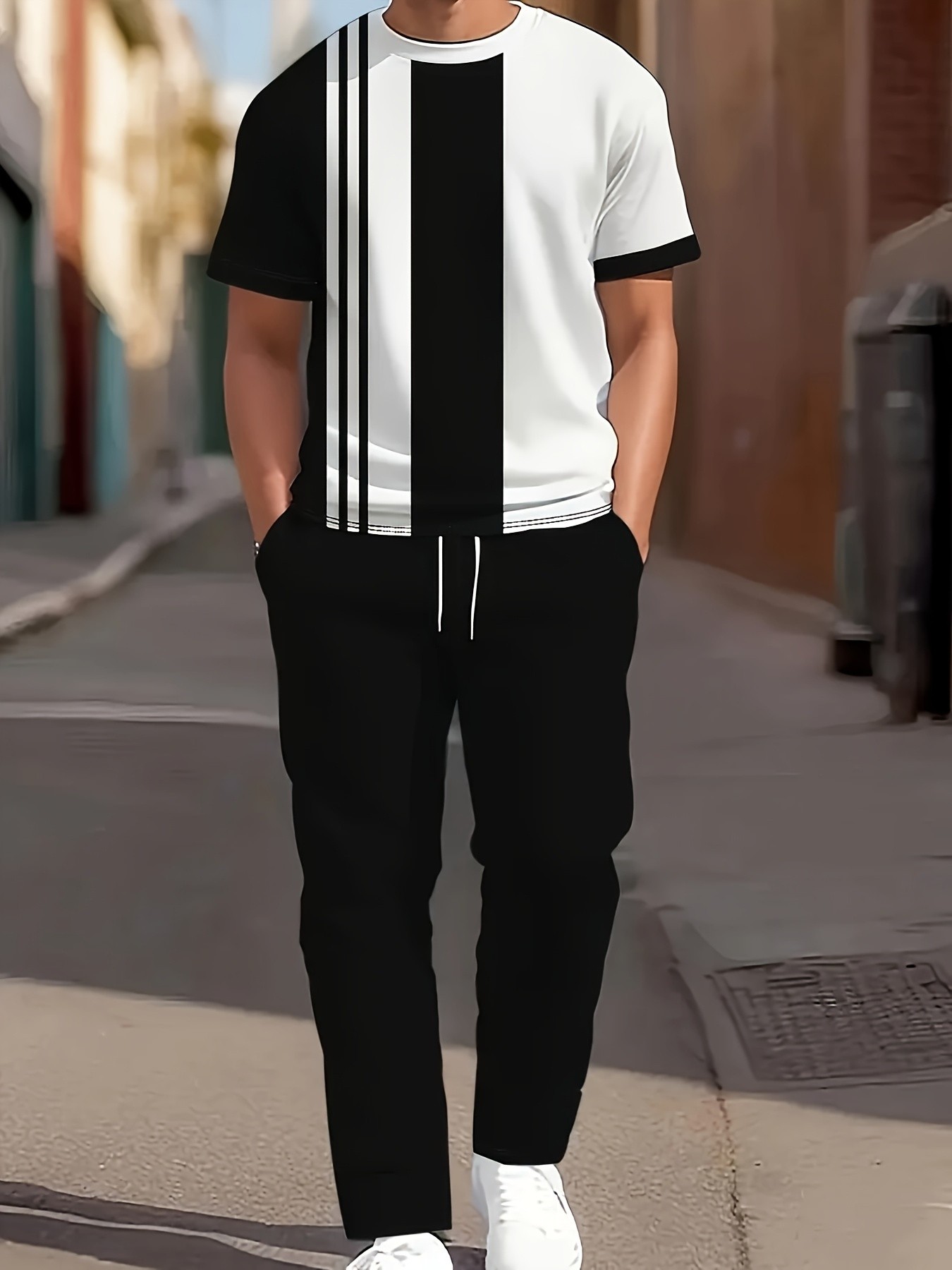Street Fashion Summer 2026 - Zomer 2026 Nieuwe Heren Korte Mouwen