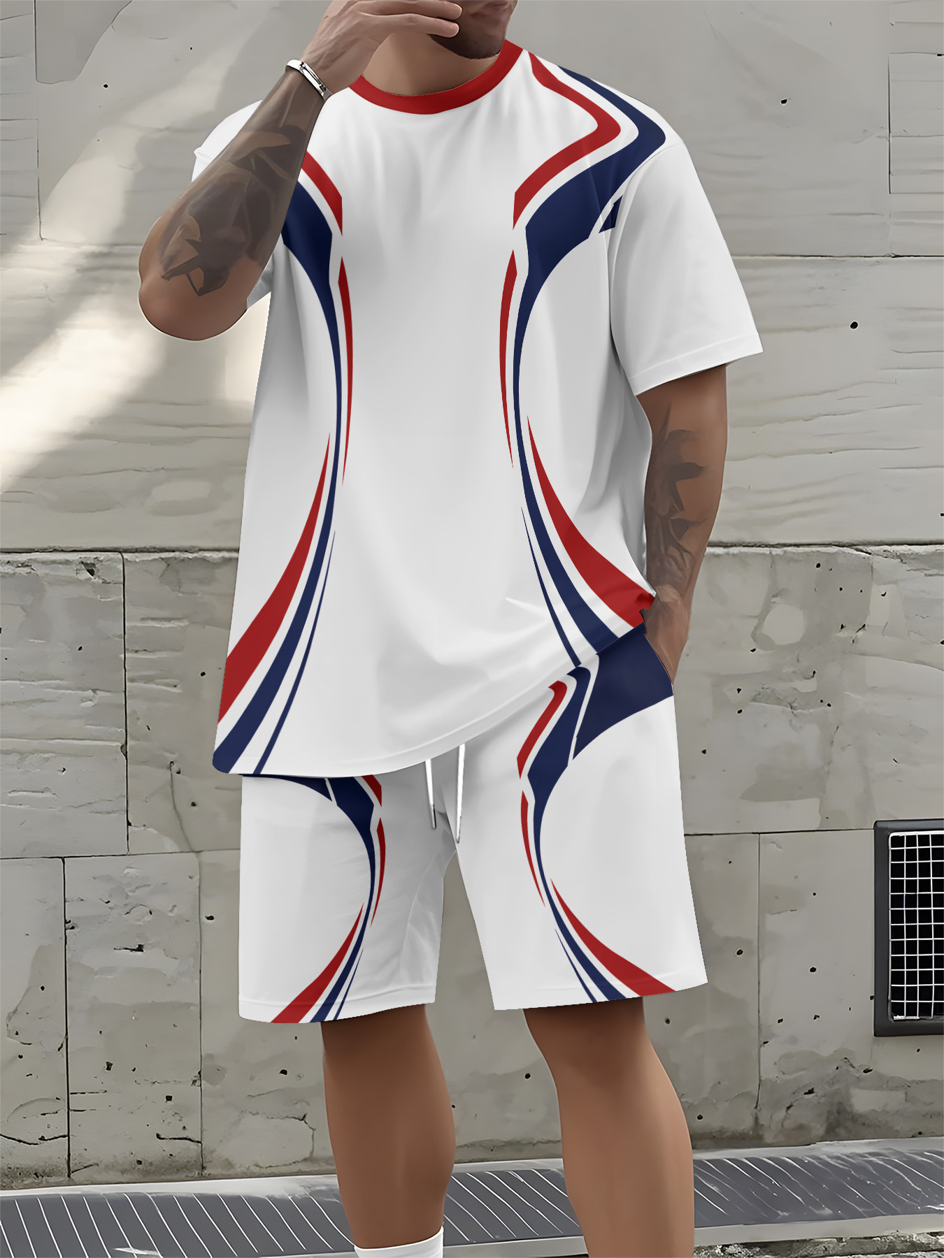 Street Fashion Summer 2026 - Zomer 2026 Nieuwe Heren Korte Mouwen