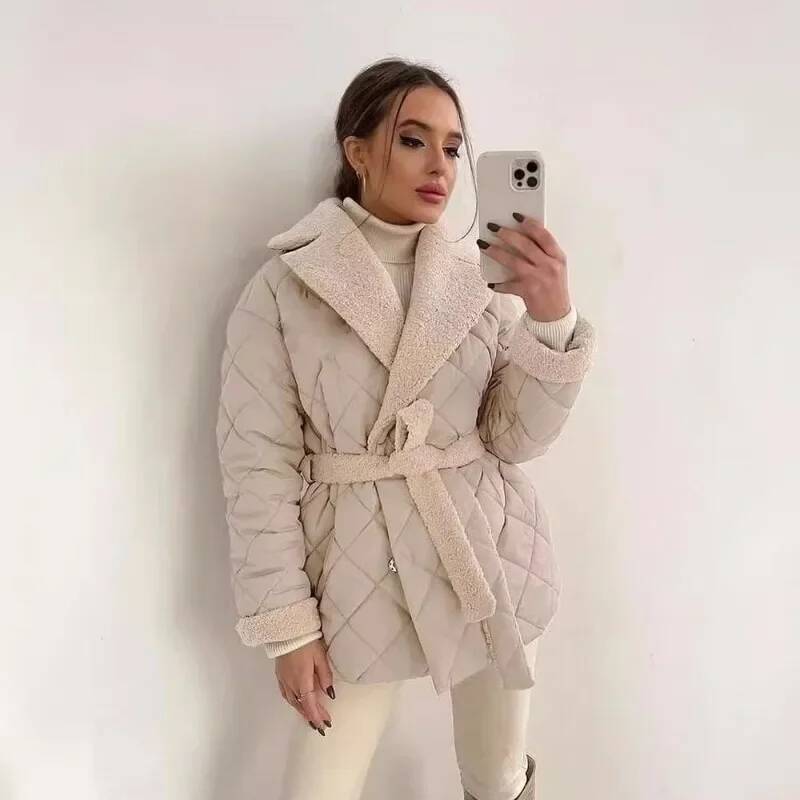 Elegante gewatteerde jas met i - Street Fashion Fall 2025 recensie en prijs