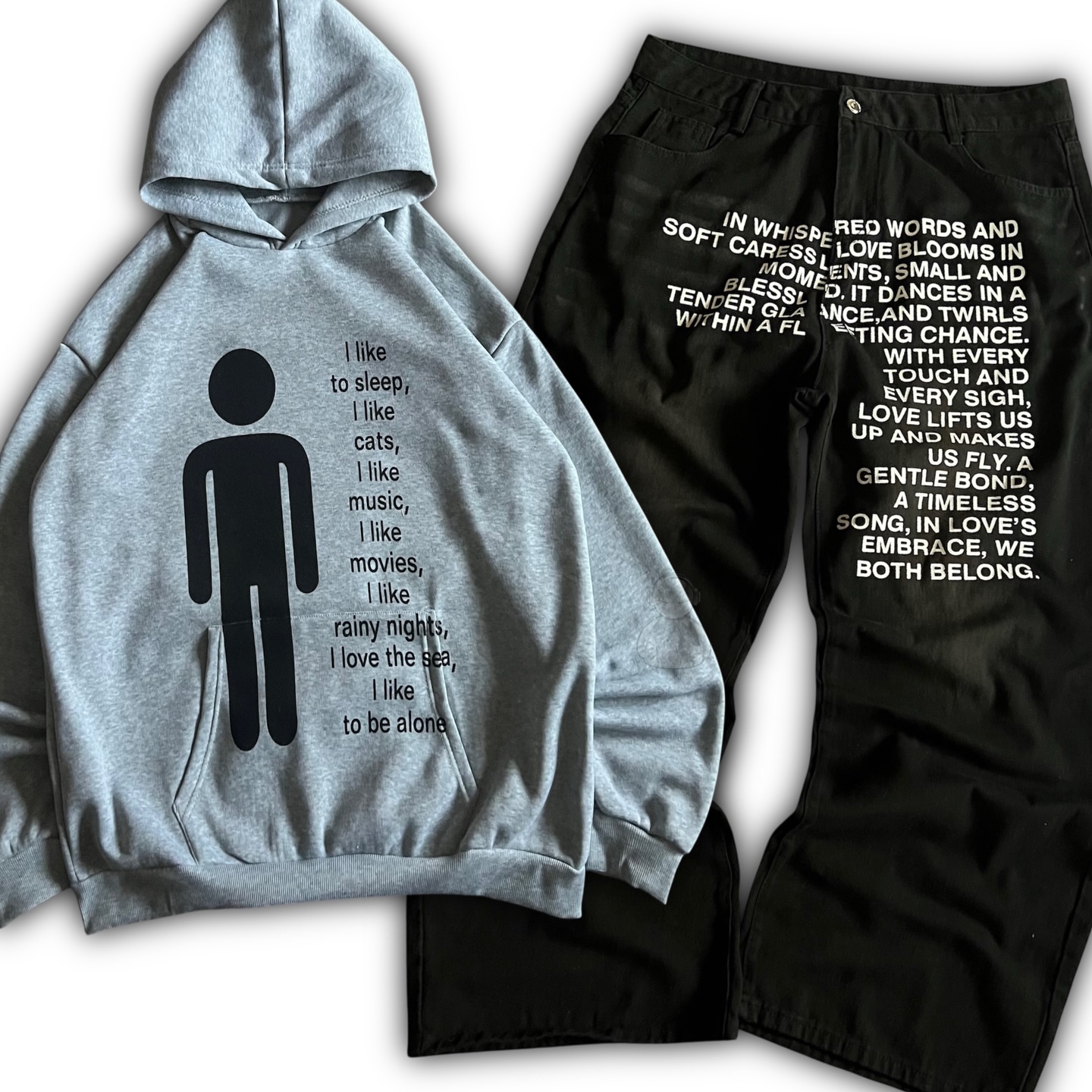 Amerikaanse patroonletter jean - Street Fashion Hip Hop recensie en prijs
