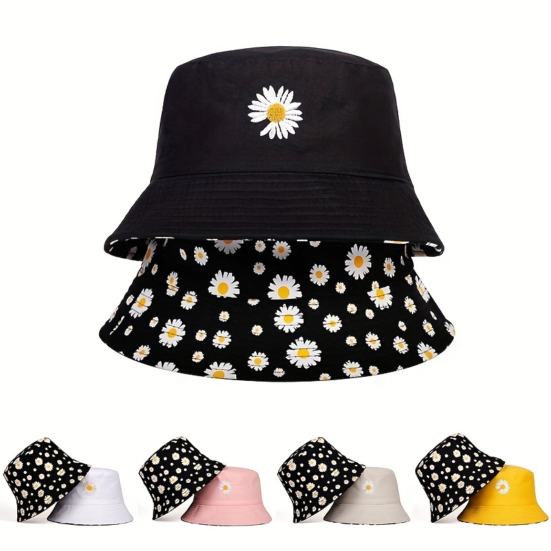 Zomer Daisy Dubbelzijdige Emme - Bucket Hat Embroidered recensie en prijs