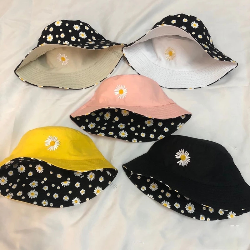 Zomer Daisy Dubbelzijdige Emme - Bucket Hat Embroidered recensie en prijs