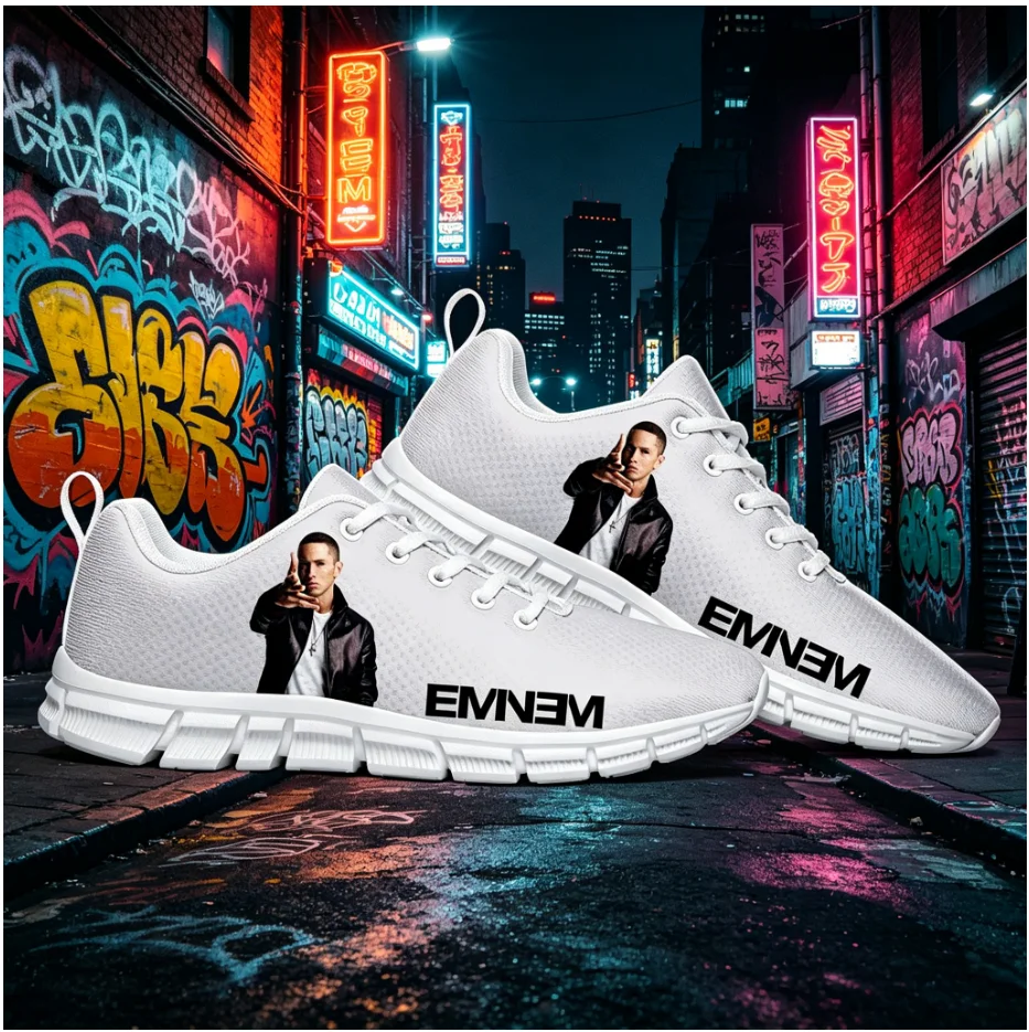 Eminem Custom High Top Sneaker - Street Fashion Hip Hop recensie en prijs