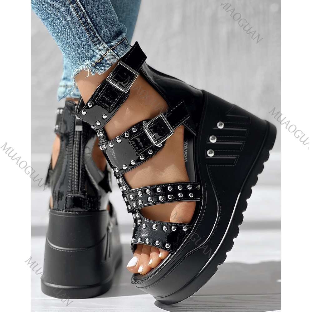 Mode Dames Peep Toe Zwarte San - Street Fashion Styles recensie en prijs