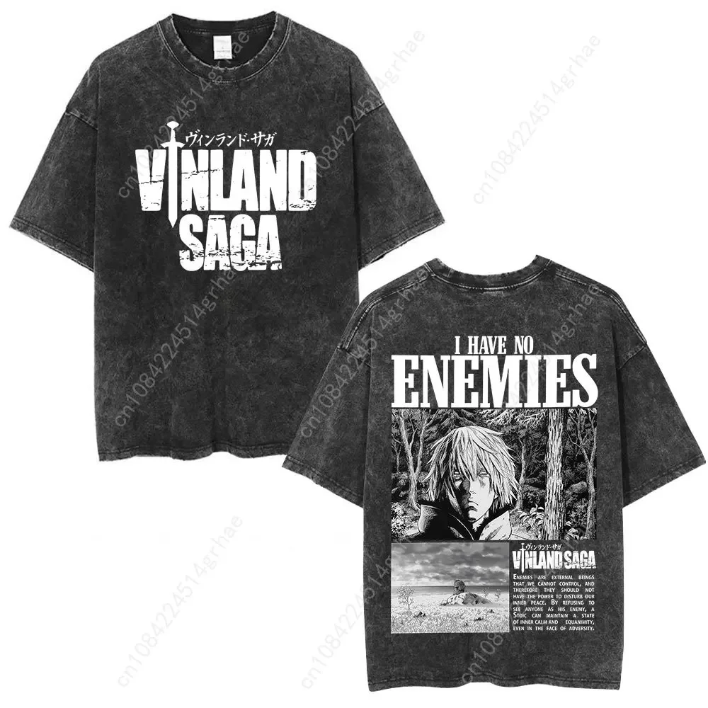 Vintage Gewassen Anime Vinland - Street Fashion Anime recensie en prijs