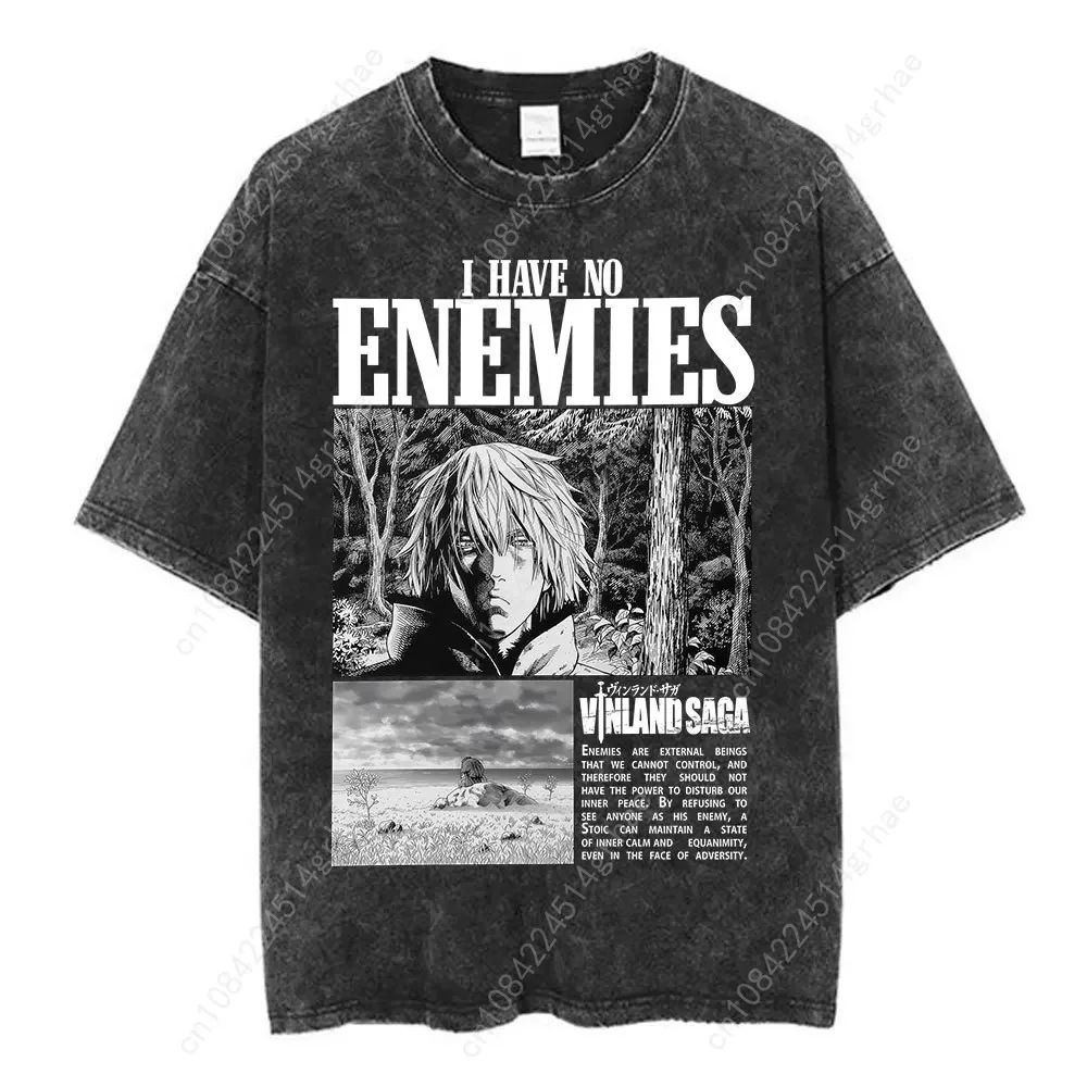 Vintage Gewassen Anime Vinland - Street Fashion Anime recensie en prijs