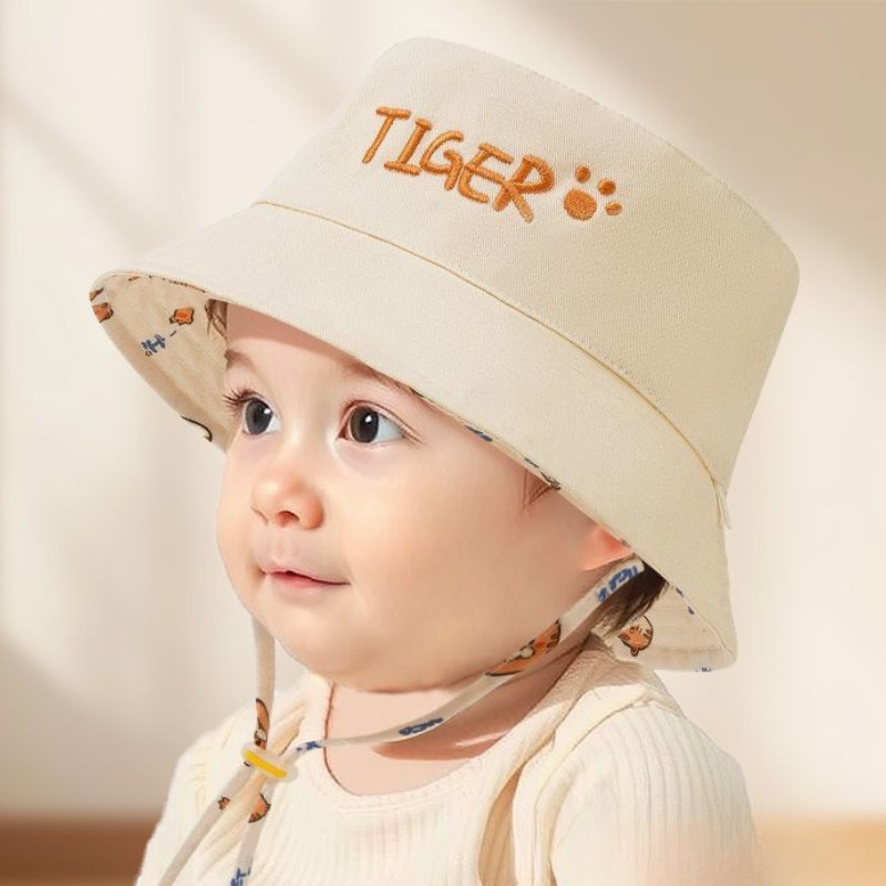 Met letters geborduurde baby-e - Bucket Hat Embroidered recensie en prijs