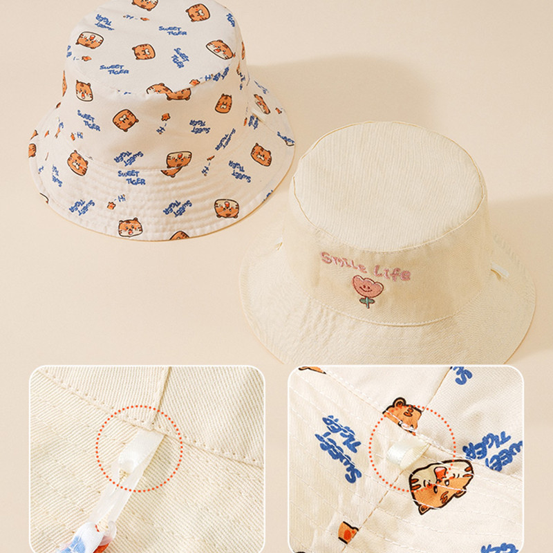 Met letters geborduurde baby-e - Bucket Hat Embroidered recensie en prijs