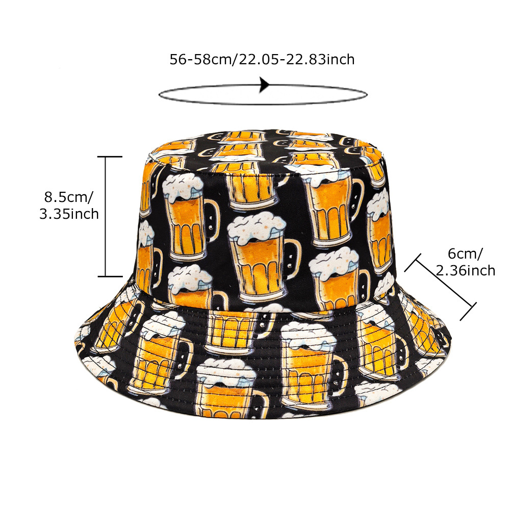 Cartoon Bier Emmer Hoed Bier A - Bucket Hat Embroidered recensie en prijs