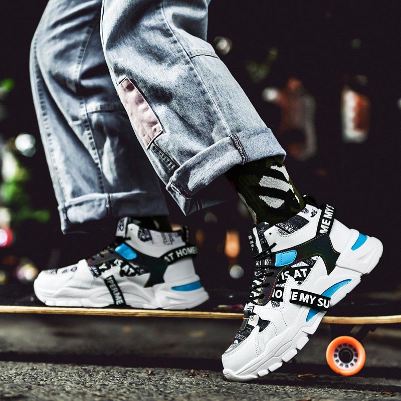 Grote Maat Hoge Top Chunky Man - Street Fashion Outlet recensie en prijs