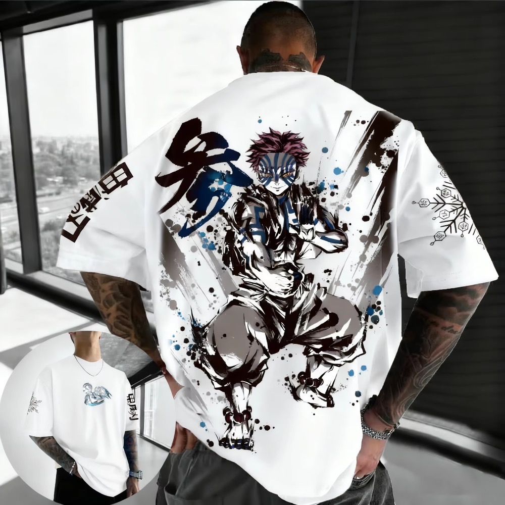 Zomer Plus Size Demon Slayer A - Street Fashion Anime recensie en prijs