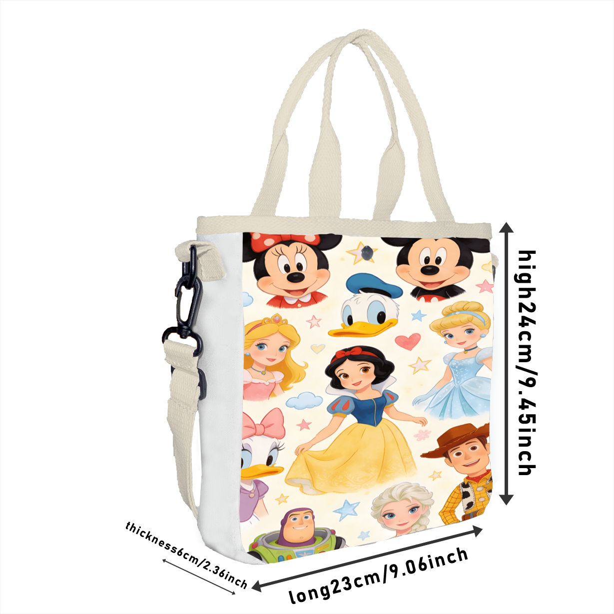 Multifunctionele prinsessen dr - Tote Bag Canvas Print recensie en prijs