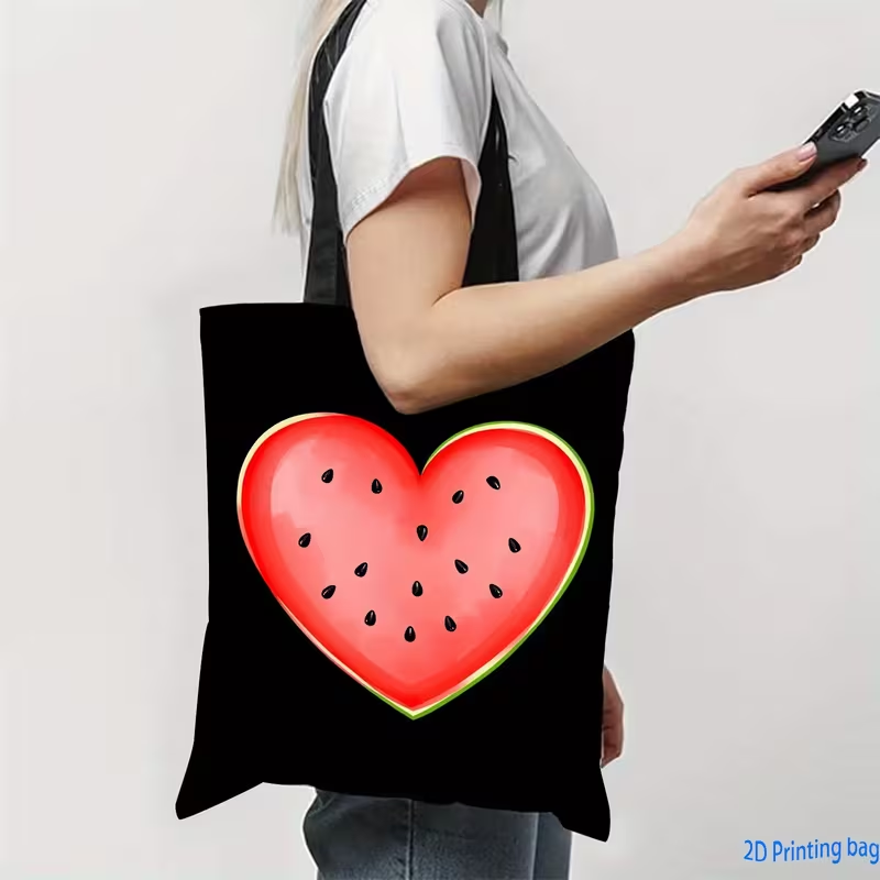 Luipaardprint Hart Liefdesbrie - Tote Bag Canvas Print recensie en prijs
