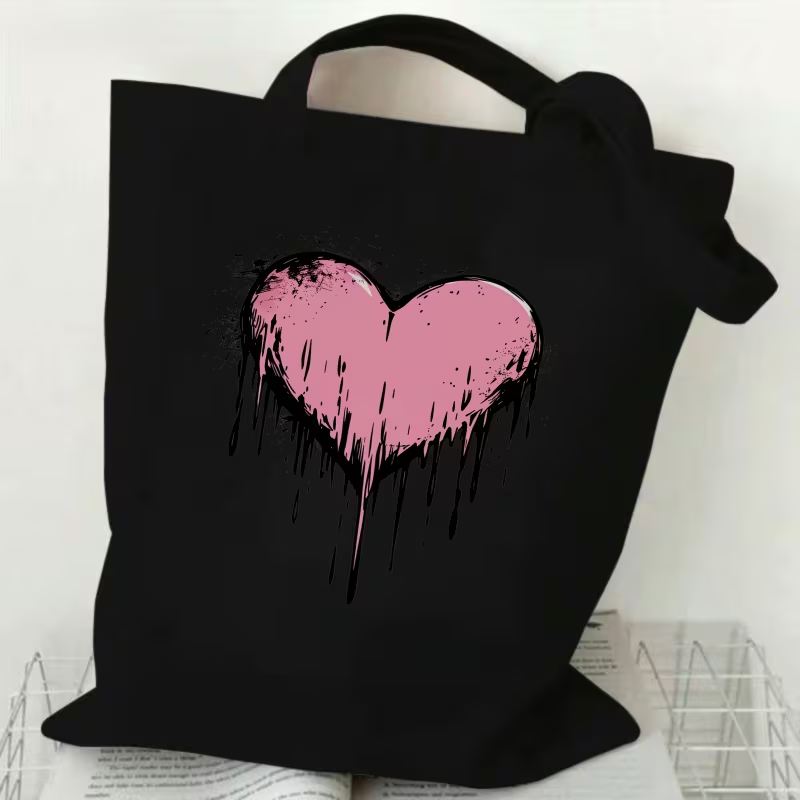 Luipaardprint Hart Liefdesbrie - Tote Bag Canvas Print recensie en prijs