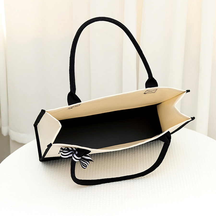 Lichtwitte canvas tas met cart - Tote Bag Canvas Print recensie en prijs