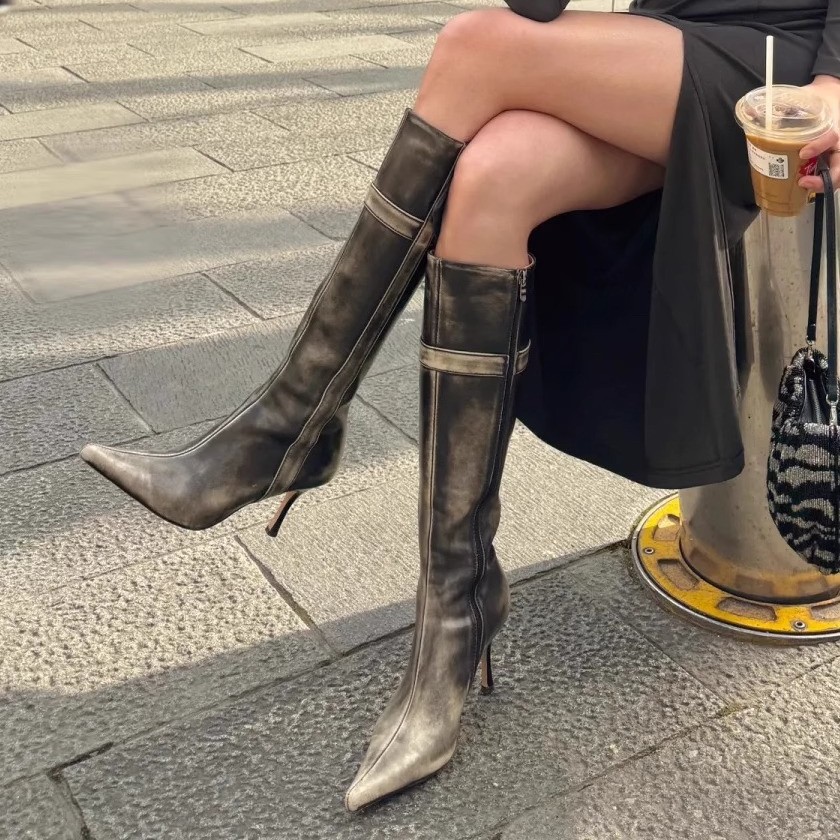 Sexy Designer Dames Hoge Laarz - Street Fashion Female recensie en prijs