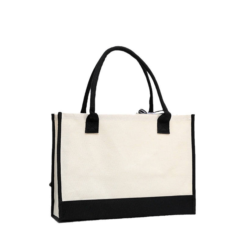 Leren draagtas met letterprint - Tote Bag Canvas Print recensie en prijs