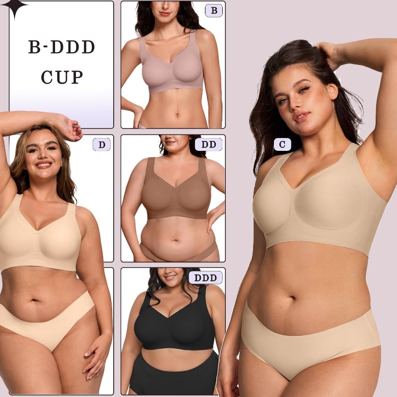 Plus Size Wireless Jelly BH Da - Street Fashion Female recensie en prijs