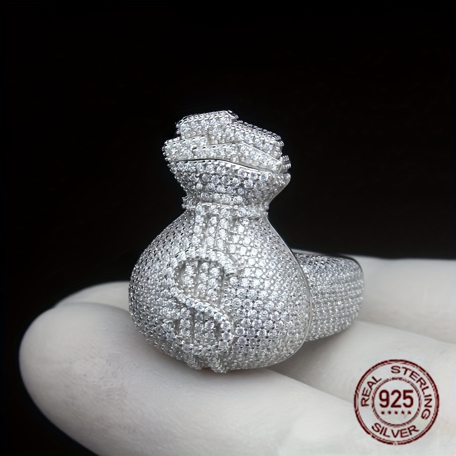 Unieke mannen 925 Sterling Zil - Street Fashion Rings recensie en prijs