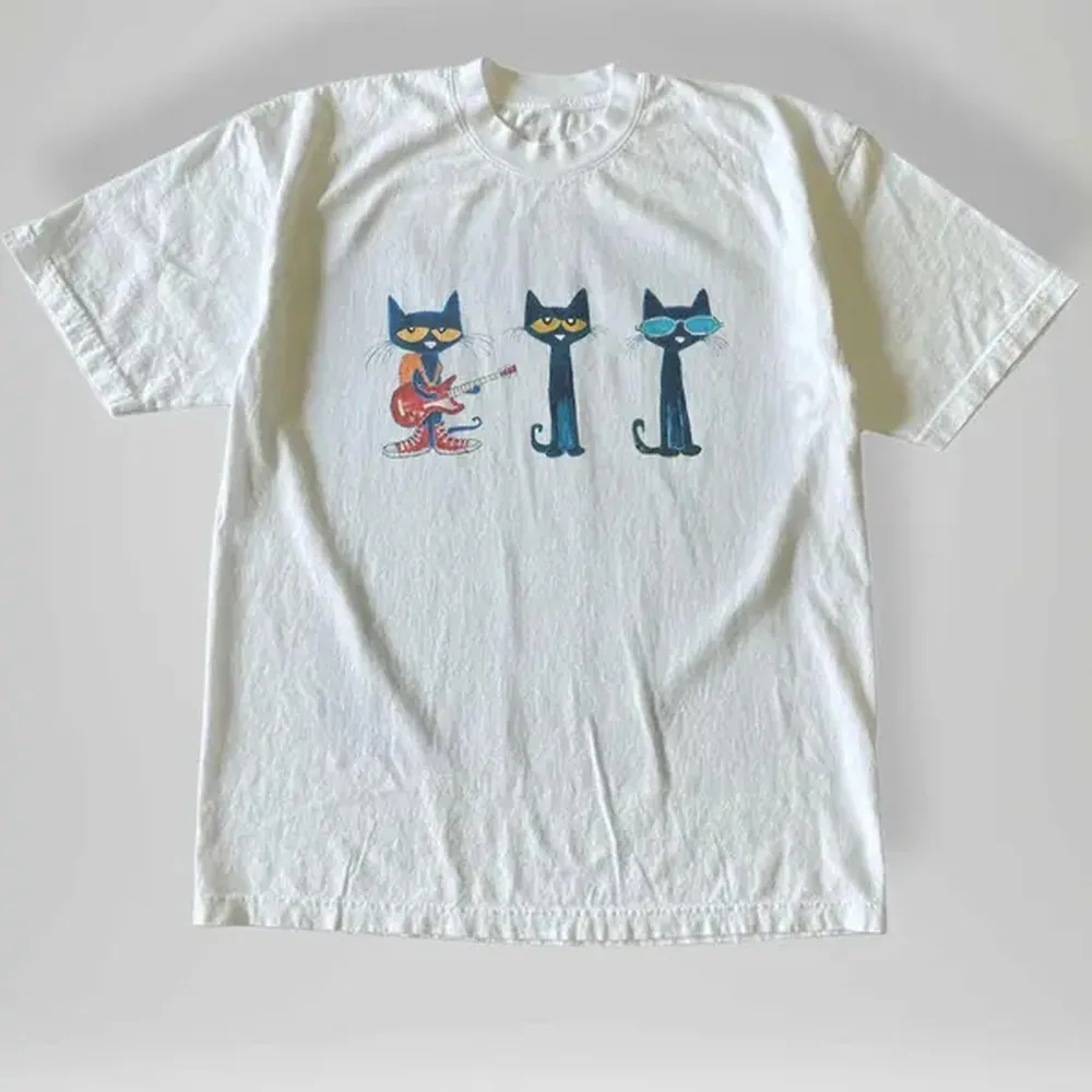 Schattig Pete de Kat T-shirt,  - Street Fashion Types recensie en prijs