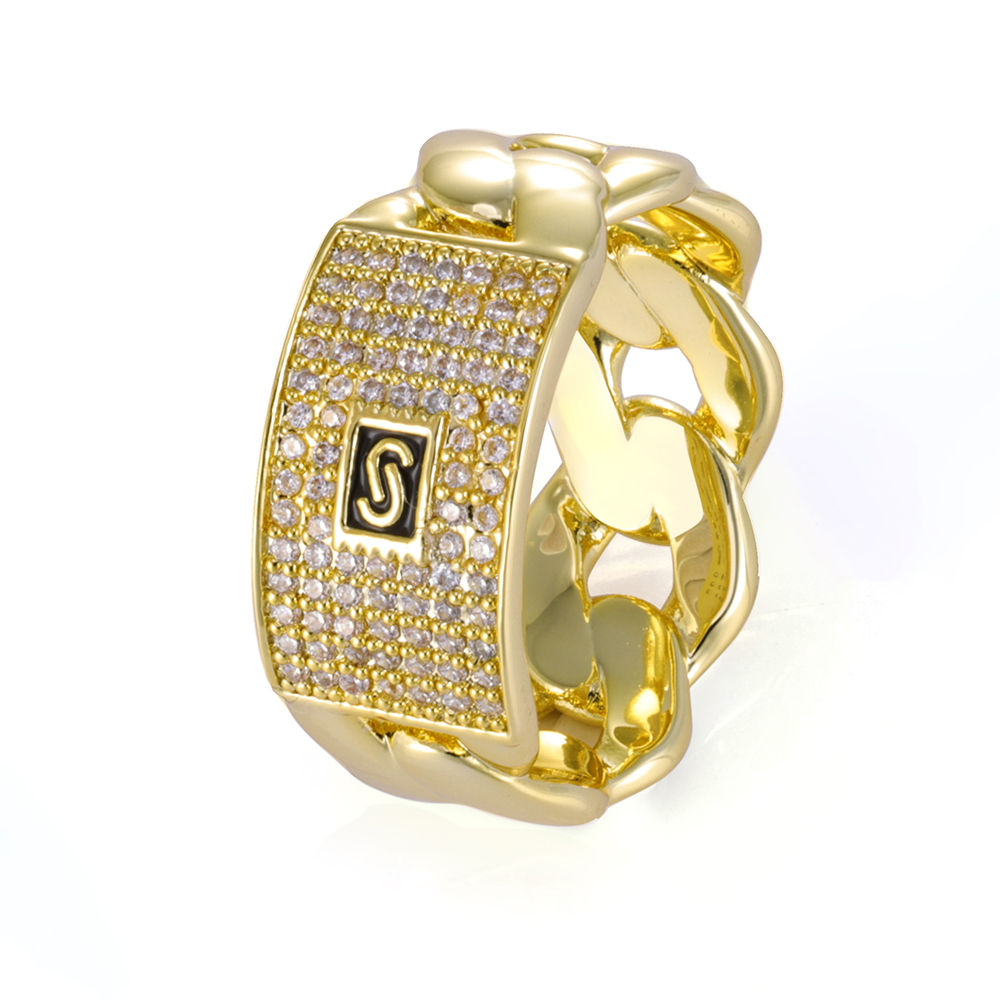 ESKEEM Iced Out Big Monaco Rin - Street Fashion Rings recensie en prijs