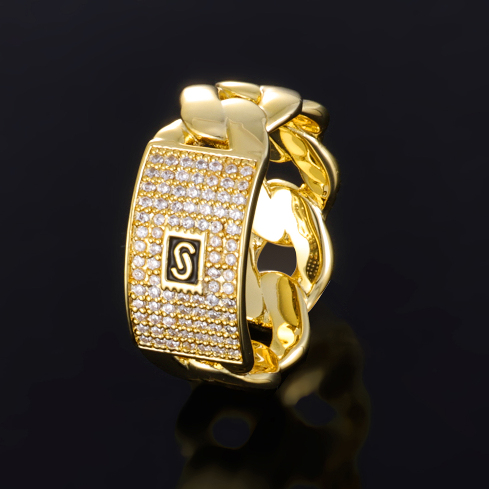 ESKEEM Iced Out Big Monaco Rin - Street Fashion Rings recensie en prijs