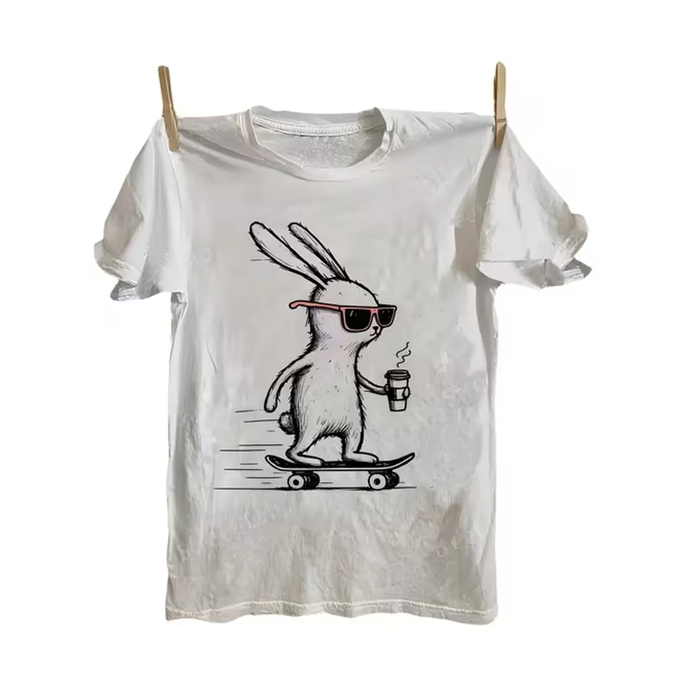 Heren T-shirt Wit puur katoen  - Street Fashion Anime recensie en prijs