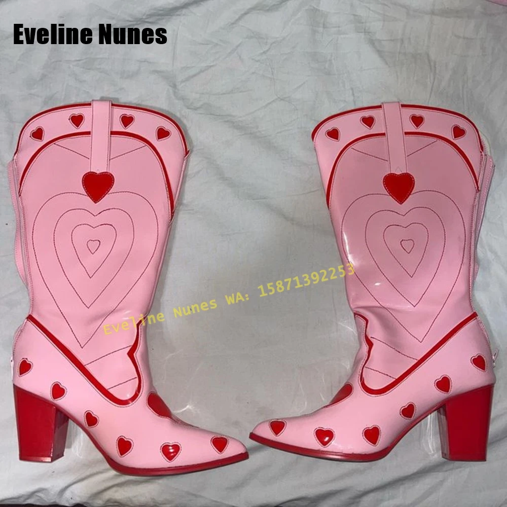 Roze Hart Ruimte Cowgirl Laarz - Street Fashion Female recensie en prijs
