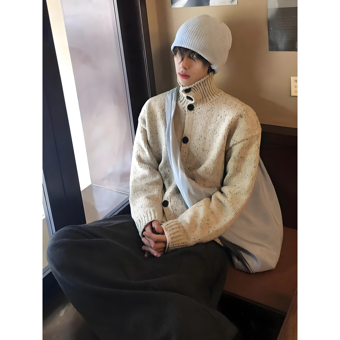 Pullovers met bontkraag Blanco - Street Fashion Culture recensie en prijs