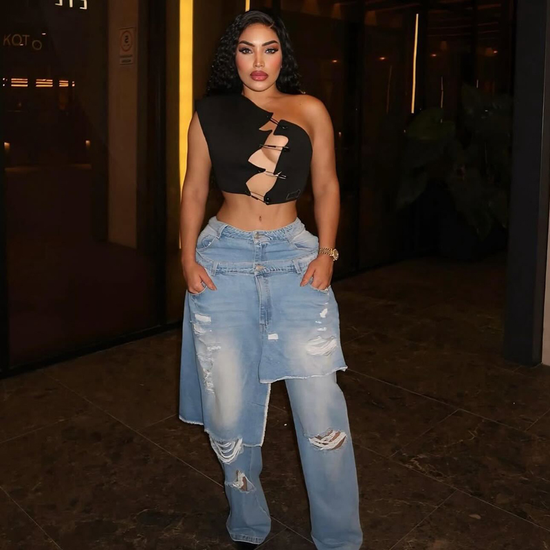Mode denim broek dames street  - Street Fashion Fall 2025 recensie en prijs
