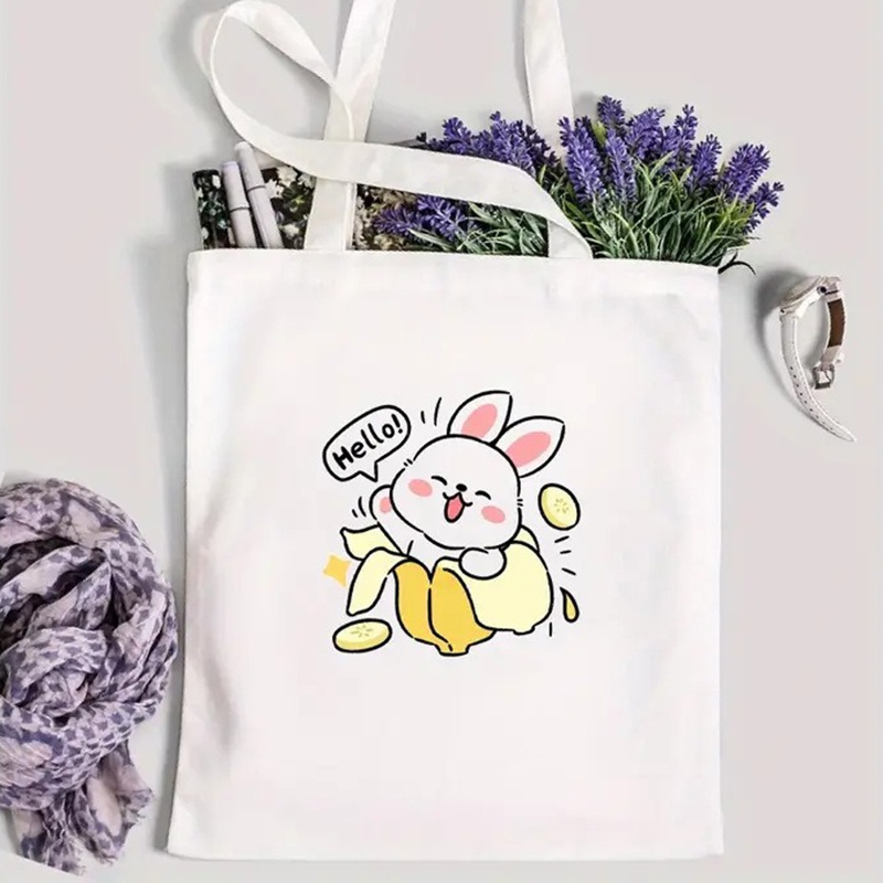 Schattige canvas draagtas met  - Tote Bag Canvas Print recensie en prijs