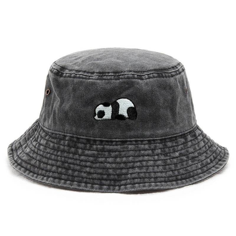 Gewassen katoenen emmerhoed vo - Bucket Hat Embroidered recensie en prijs