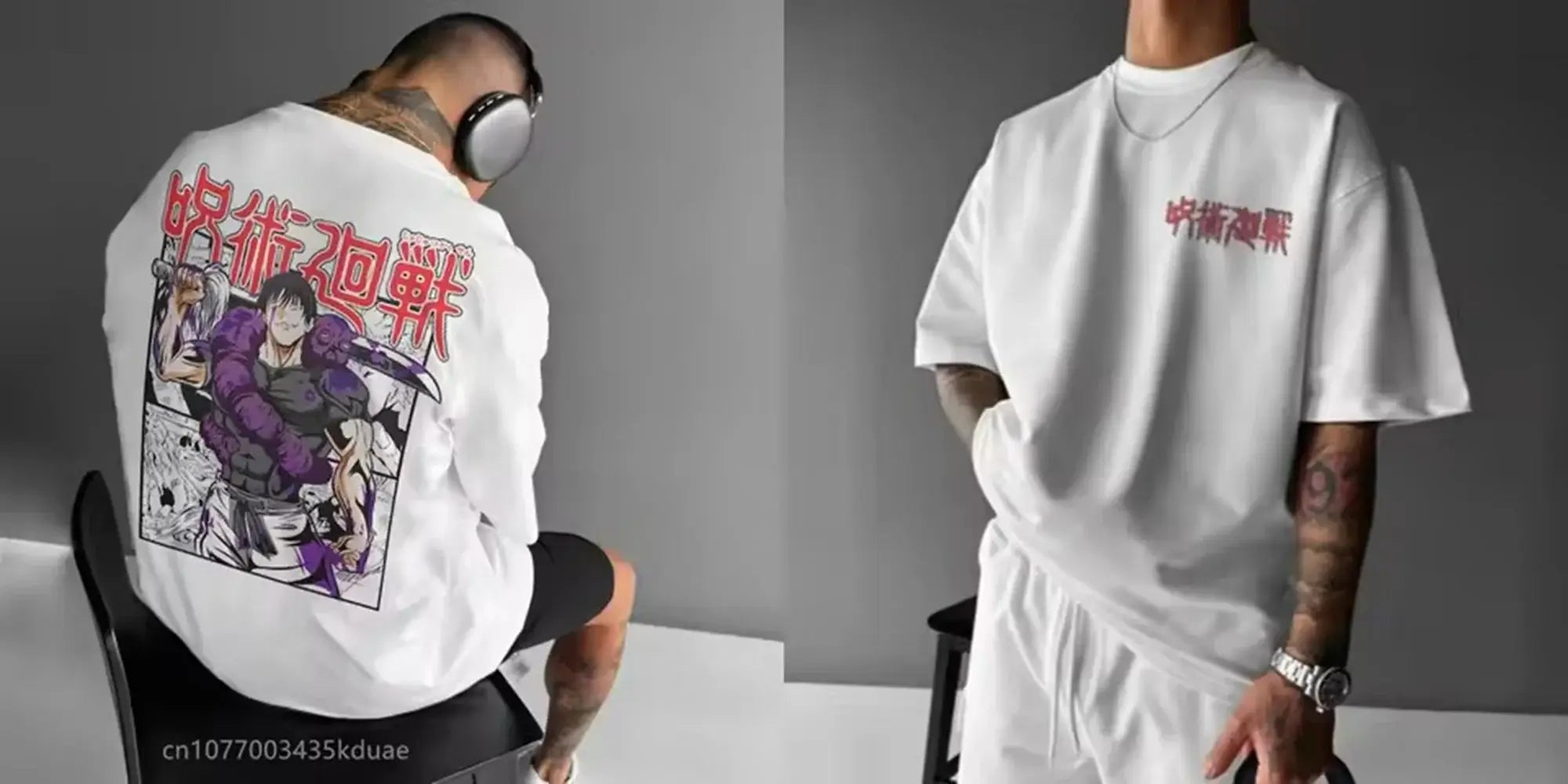 Jujutsu Kaisen T-shirt Anime G - Street Fashion Anime recensie en prijs