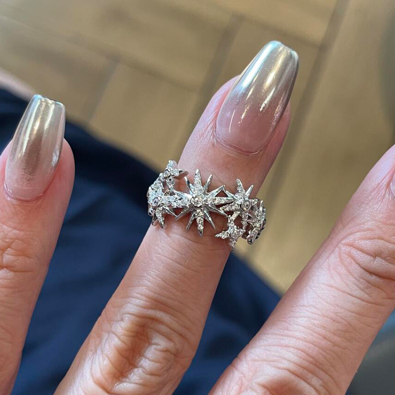 Hiphopstijl trend volledige di - Street Fashion Rings recensie en prijs
