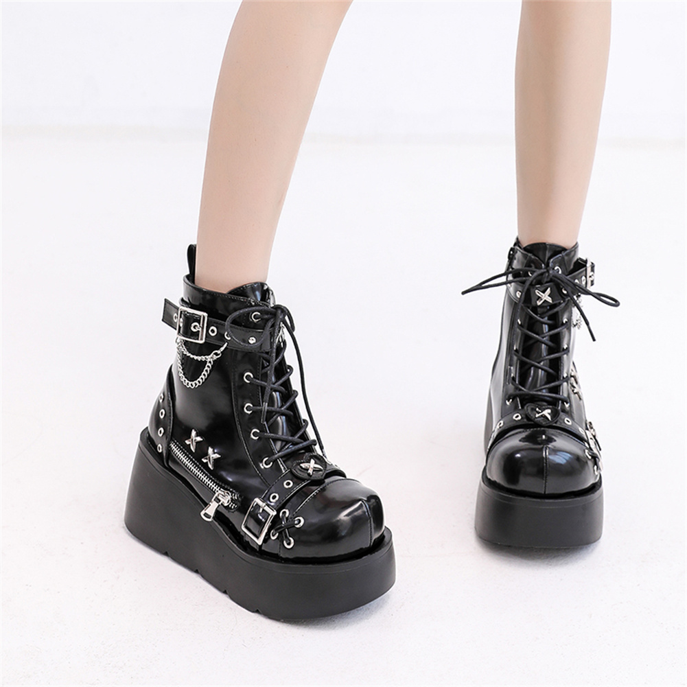 Brand New Dames Goth Platform  - Street Fashion Female recensie en prijs