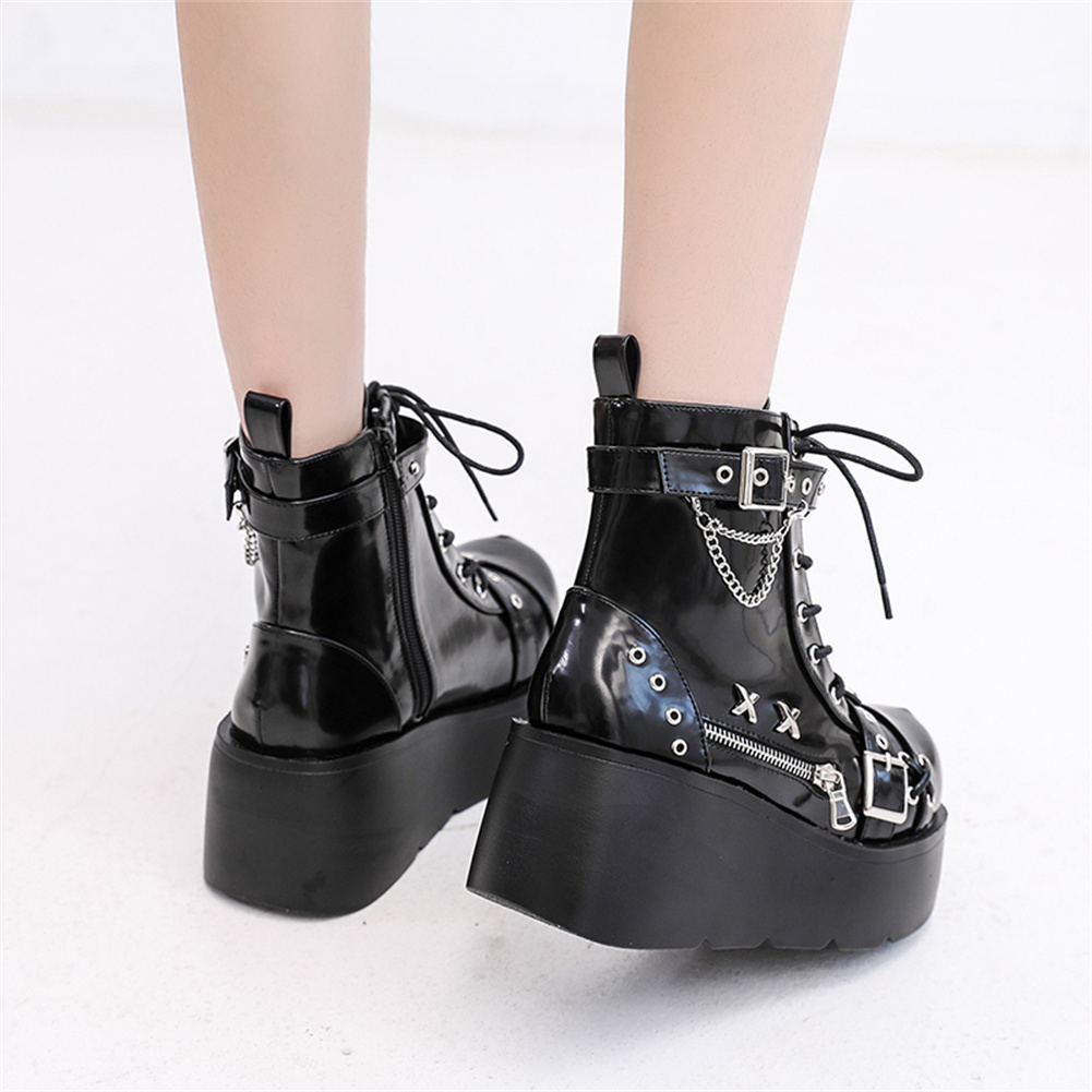 Brand New Dames Goth Platform  - Street Fashion Female recensie en prijs