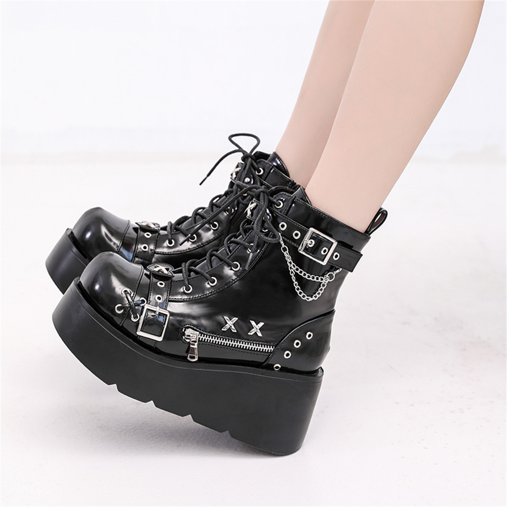 Brand New Dames Goth Platform  - Street Fashion Female recensie en prijs